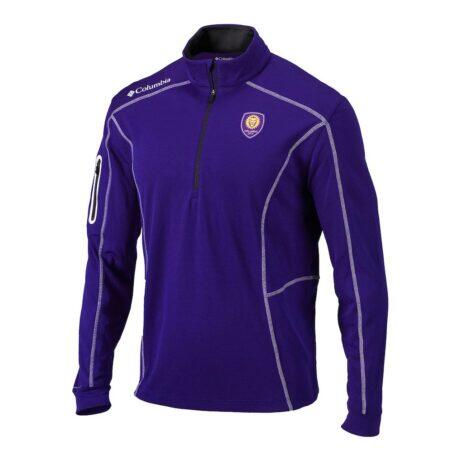 Orlando City SC Columbia Omni-Wick Shotgun Quarter-Zip Pullover - Purple - Front View