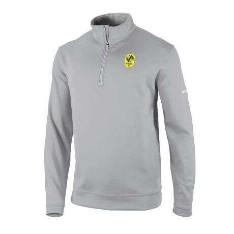 Nashville SC Columbia Wickhams Hills Omni-Wick Quarter-Zip Pullover - Gray - Front View