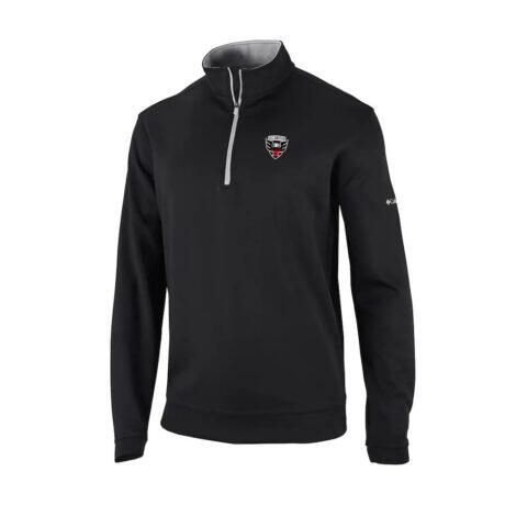 D.C. United Columbia Wickhams Hills Omni-Wick Quarter-Zip Pullover - Black - Front View