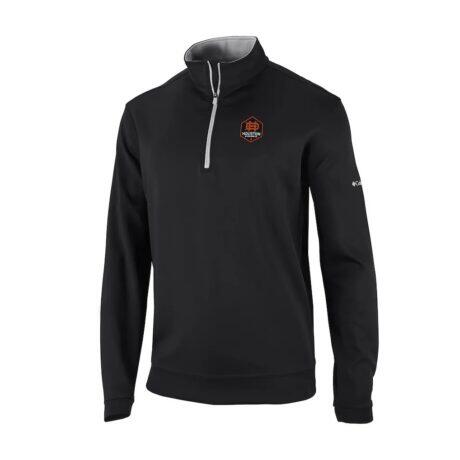 Houston Dynamo FC Columbia Wickhams Hills Omni-Wick Quarter-Zip Pullover - Black - Front View