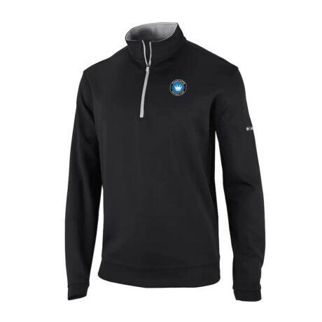 Charlotte FC Columbia Wickhams Hills Omni-Wick Quarter-Zip Pullover - Black - Front View