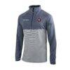New England Revolution Columbia Omni-Wick Raglan Rockin' It Quarter-Zip Pullover - Navy - Front View