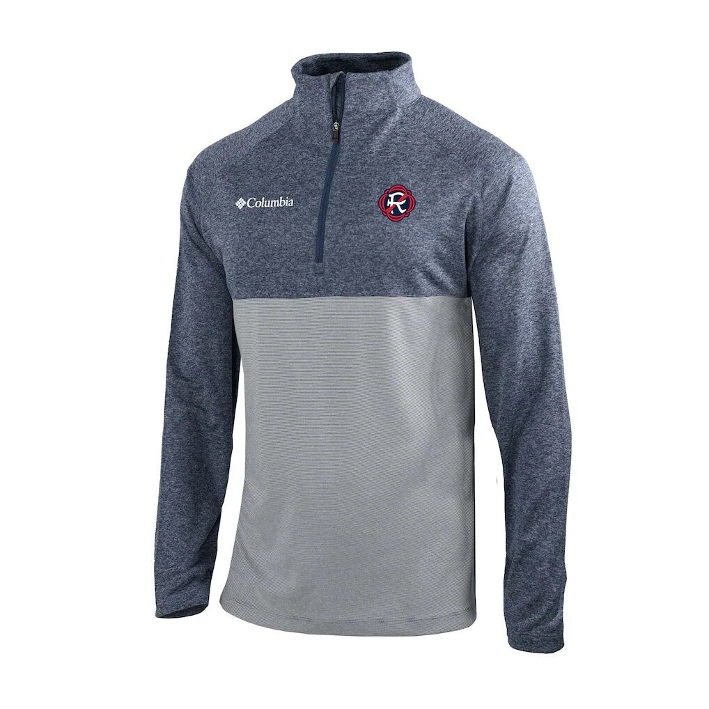 New England Revolution Columbia Omni-Wick Raglan Rockin' It Quarter-Zip Pullover