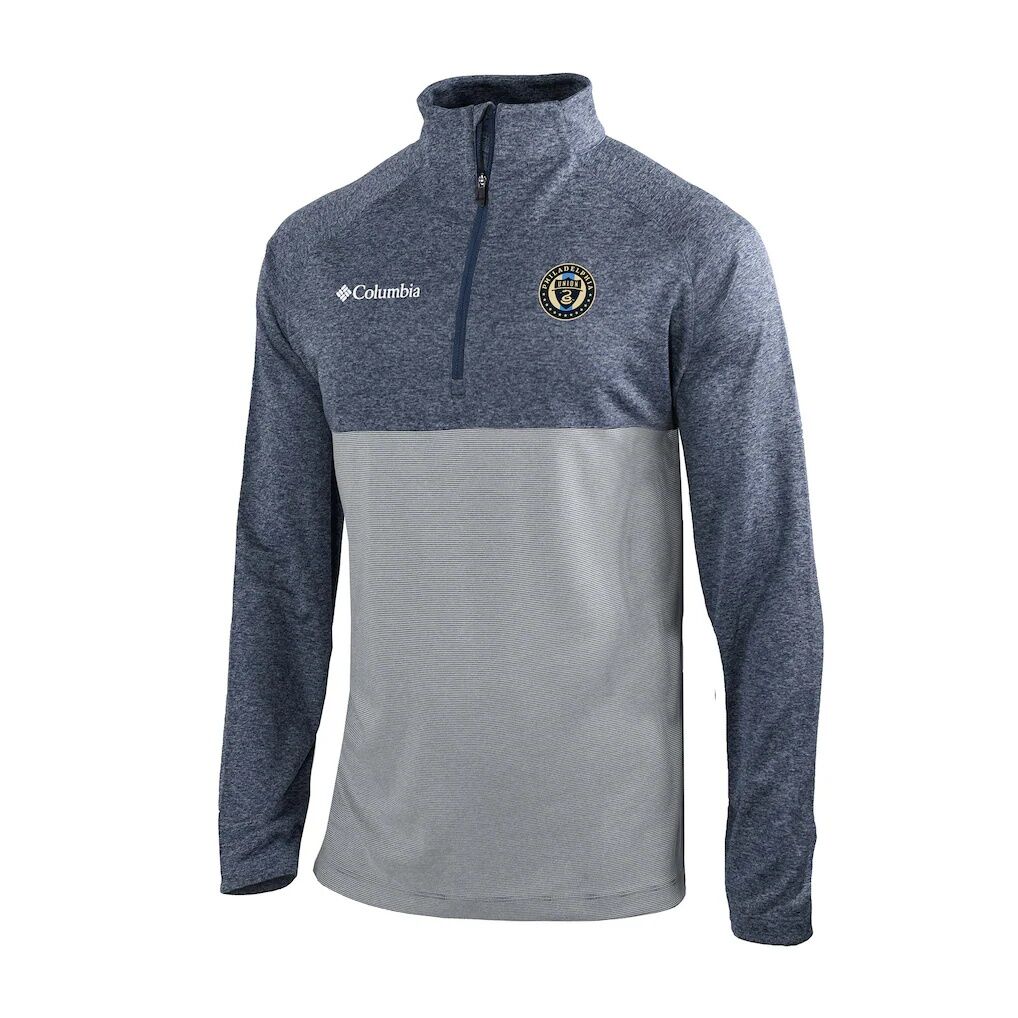 Philadelphia Union Columbia Omni-Wick Raglan Rockin' It Quarter-Zip Pullover