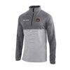 Houston Dynamo FC Columbia Omni-Wick Raglan Rockin' It Quarter-Zip Pullover - Gray - Front View