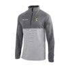 Columbus Crew Columbia Omni-Wick Raglan Rockin' It Quarter-Zip Pullover - Gray - Front View
