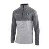 Charlotte FC Columbia Omni-Wick Raglan Rockin' It Quarter-Zip Pullover - Gray - Front View