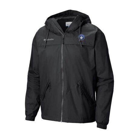 CF Montreal Columbia Oroville Creek Lined Omni-Tech Full-Zip Jacket - Black - Front View