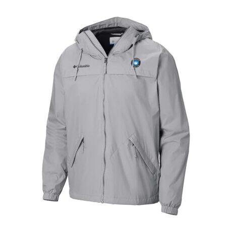 Charlotte FC Columbia Oroville Creek Lined Omni-Tech Full-Zip Jacket - Gray - Front View