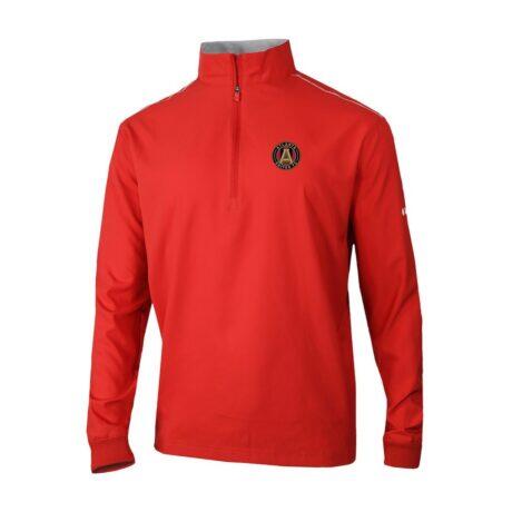 Atlanta United FC Columbia Omni-Wick Bogey's Paradise Quarter-Zip Pullover - Red - Front View