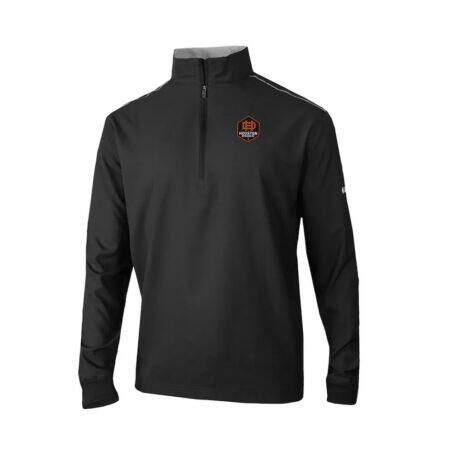 Houston Dynamo FC Columbia Omni-Wick Bogey's Paradise Quarter-Zip Pullover - Black - Front View
