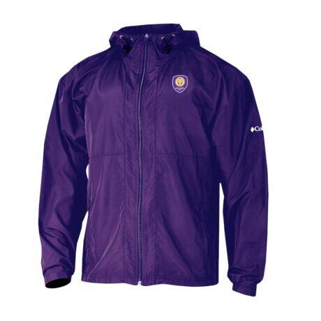 Orlando City SC Columbia Omni-Wick Bogey's Paradise Quarter-Zip Pullover - Purple - Front View