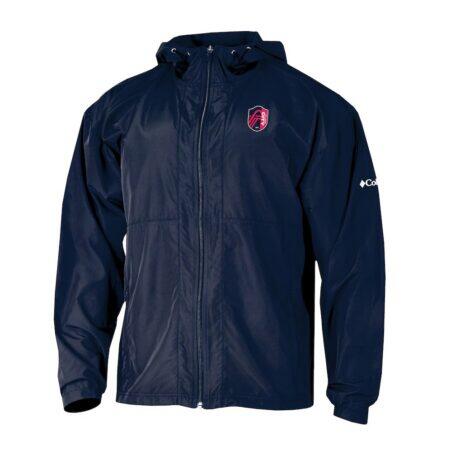 St. Louis CITY SC Columbia Omni-Wick Bogey's Paradise Quarter-Zip Pullover - Navy - Front View
