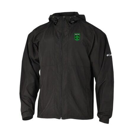 Austin FC Columbia Omni-Wick Bogey's Paradise Quarter-Zip Pullover - Black - Front View