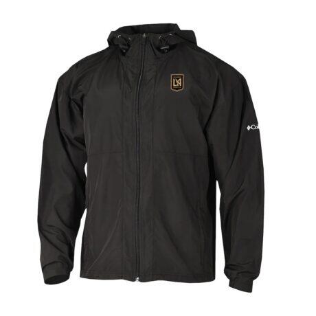 LAFC Columbia Omni-Wick Bogey's Paradise Quarter-Zip Pullover - Black - Front View