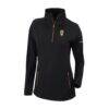 Columbus Crew Columbia Women's Outward Nine Omni-Wick Quarter-Zip Pullover - Black - Front View