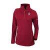 Colorado Rapids Columbia Women's Outward Nine Omni-Wick Quarter-Zip Pullover - Red - Front View