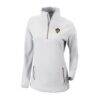 LA Galaxy Columbia Women's Outward Nine Omni-Wick Quarter-Zip Pullover - White - Front View