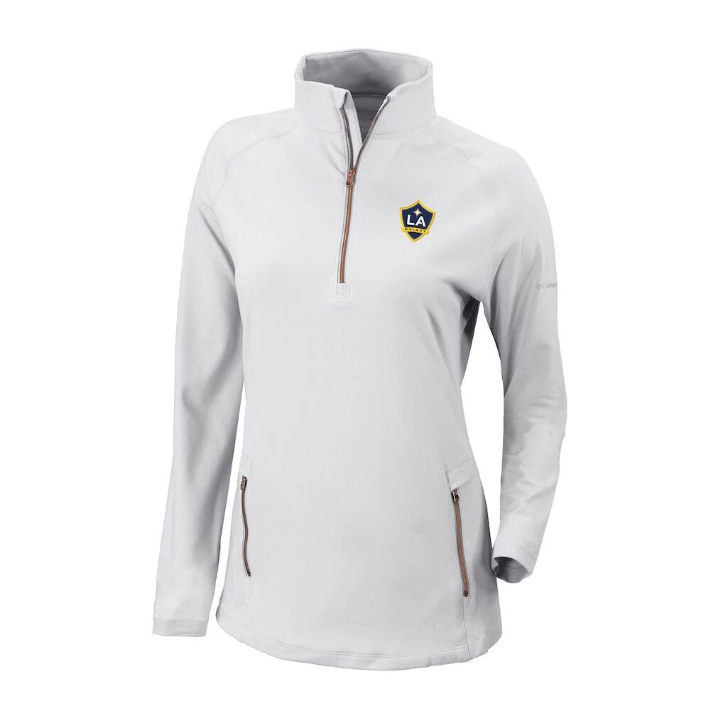 LA Galaxy Columbia Women's Outward Nine Omni-Wick Quarter-Zip Pullover