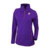 Orlando City SC Columbia Women's Outward Nine Omni-Wick Quarter-Zip Pullover - Purple - Front View