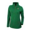 Portland Timbers Columbia Women's Outward Nine Omni-Wick Quarter-Zip Pullover - Green - Front View