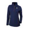 Philadelphia Union Columbia Women's Outward Nine Omni-Wick Quarter-Zip Pullover - Navy - Front View