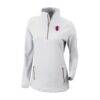 St. Louis CITY SC Columbia Women's Outward Nine Omni-Wick Quarter-Zip Pullover - White - Front View