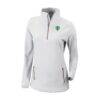 Seattle Sounders FC Columbia Women's Outward Nine Omni-Wick Quarter-Zip Pullover - White - Front View
