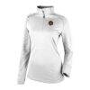 Houston Dynamo FC Columbia Women's Omni-Wick Shotgun 2.0 Quarter-Zip Pullover - White - Front View
