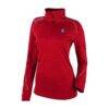 New England Revolution Columbia Women's Omni-Wick Shotgun 2.0 Quarter-Zip Pullover - Red - Front View