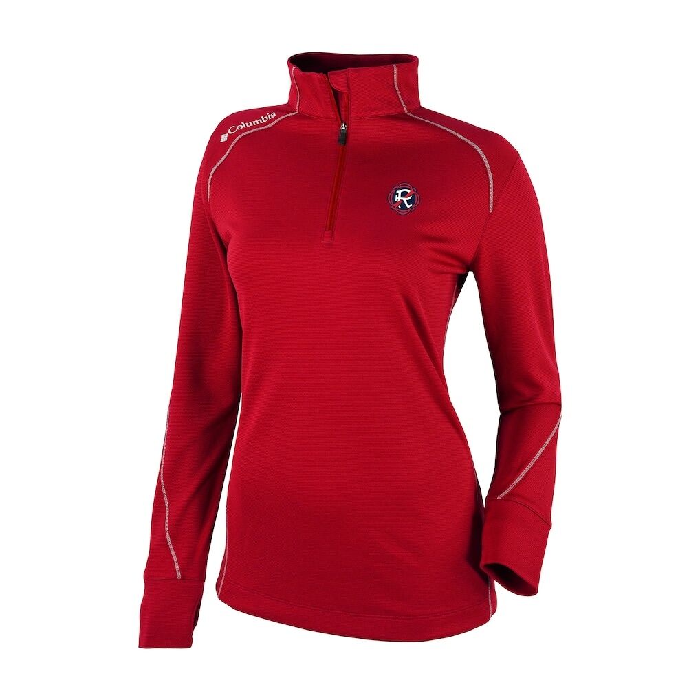 New England Revolution Columbia Women's Omni-Wick Shotgun 2.0 Quarter-Zip Pullover