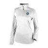 Charlotte FC Columbia Women's Omni-Wick Shotgun 2.0 Quarter-Zip Pullover - White - Front View