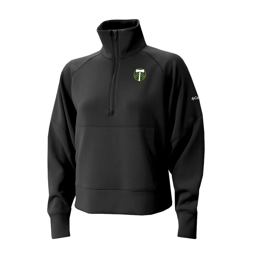 Portland Timbers Columbia Women's Wickhams Hills Raglan Omni-Wick Half-Zip Pullover