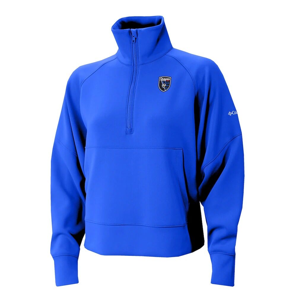 San Jose Earthquakes Columbia Women's Wickhams Hills Raglan Omni-Wick Half-Zip Pullover
