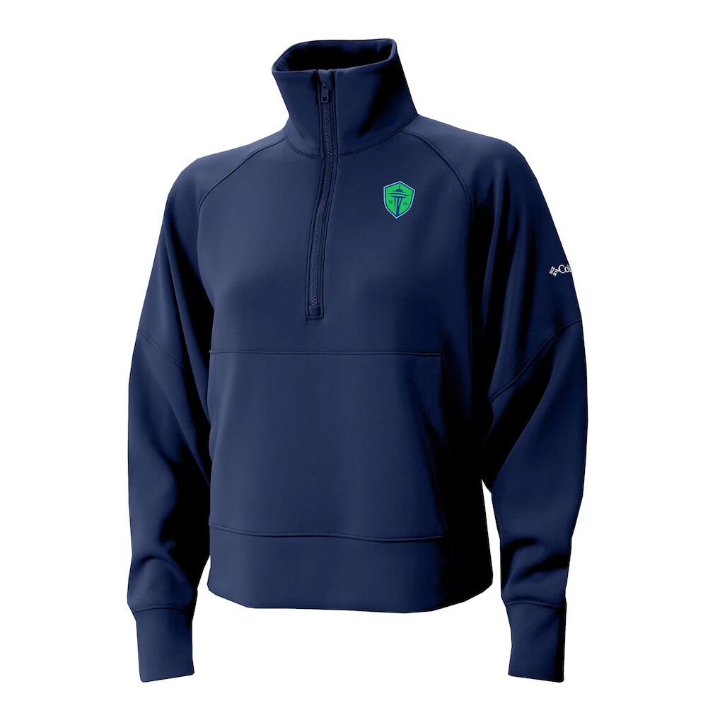 Seattle Sounders FC Columbia Women's Wickhams Hills Raglan Omni-Wick Half-Zip Pullover