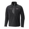 FC Cincinnati Columbia Women's Fast Trek III Half-Zip Fleece Pullover - Black - Front View