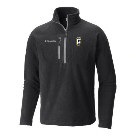 Columbus Crew Columbia Women's Fast Trek III Half-Zip Fleece Pullover - Black - Front View