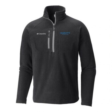 Charlotte FC Columbia Women's Fast Trek III Half-Zip Fleece Pullover - Black - Front View