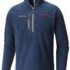 St. Louis CITY SC Columbia Women's Fast Trek III Half-Zip Fleece Pullover - Navy - Front View