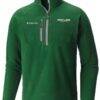 Portland Timbers Columbia Women's Fast Trek III Half-Zip Fleece Pullover - Green - Front View