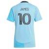 James Rodriguez Minnesota United FC adidas Women's 2025 CONVERGENCE Secondary Replica Jersey - Blue - Detail View