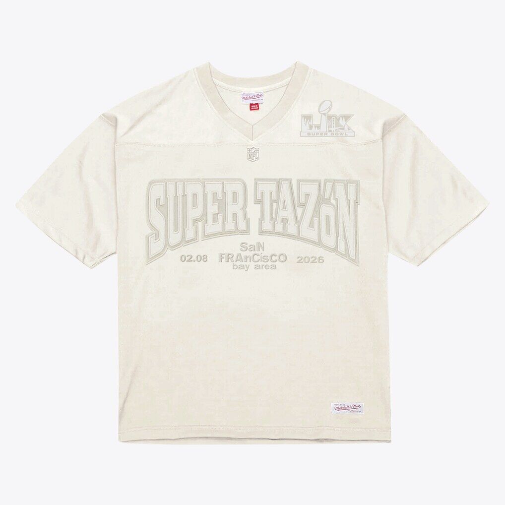 Bad Bunny x Super Tazón Cream Bad Bunny Legacy Jersey