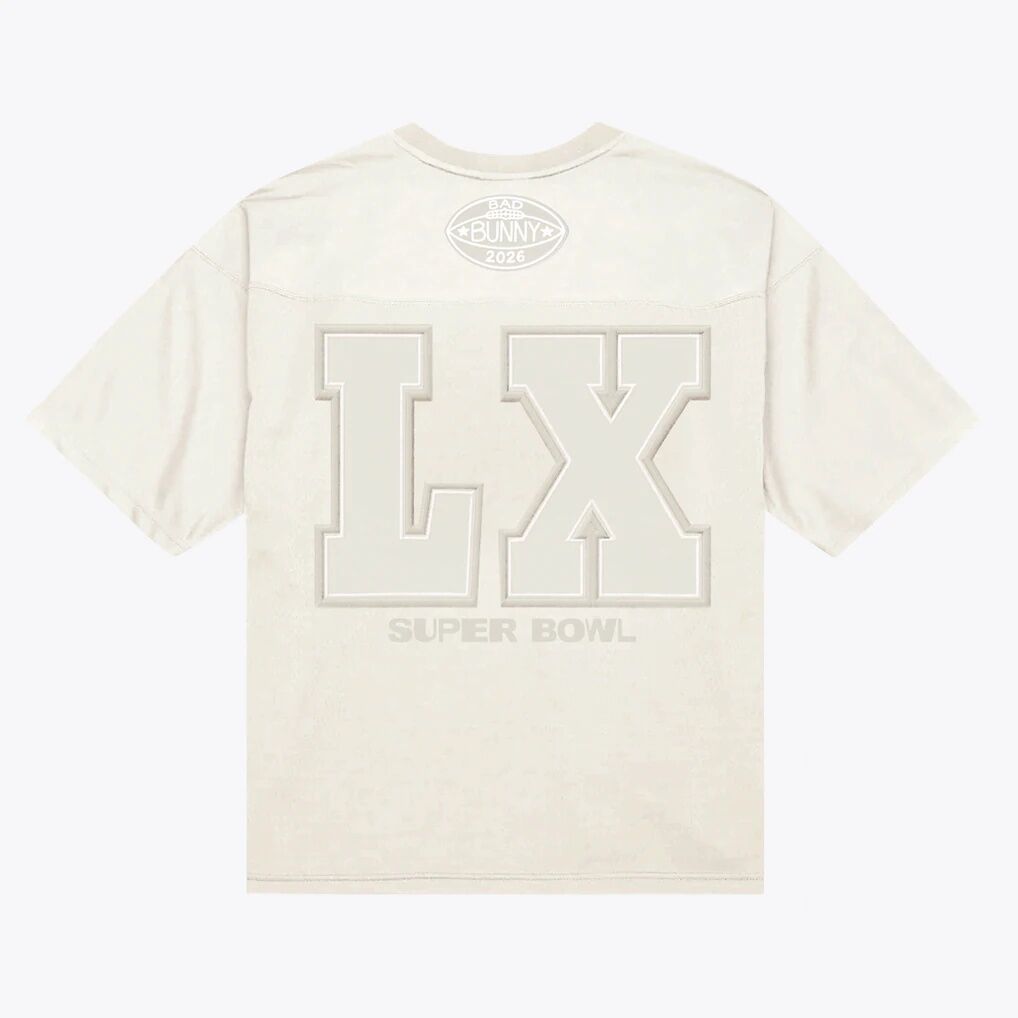 Bad Bunny x Super Tazón Cream Bad Bunny Legacy Jersey
