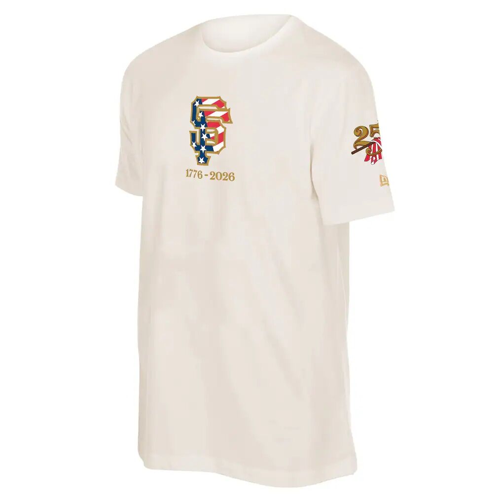 San Francisco Giants New Era 250th Fourth of July T-Shirt