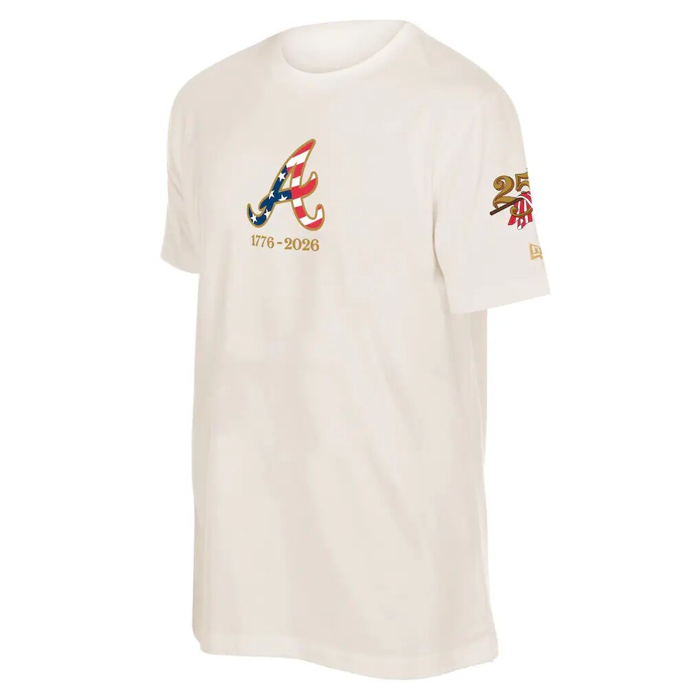 Atlanta Braves New Era 250th Fourth of July T-Shirt