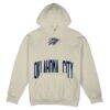 Oklahoma City Thunder Stadium Essentials Unisex Surrender Hoodie - Cream - Front View