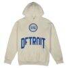 Detroit Pistons Stadium Essentials Unisex Surrender Hoodie - Cream - Front View