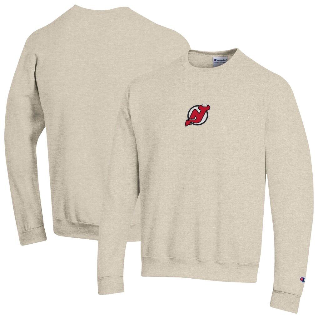 New Jersey Devils Champion Eco Powerblend Sweatshirt - Oatmeal
