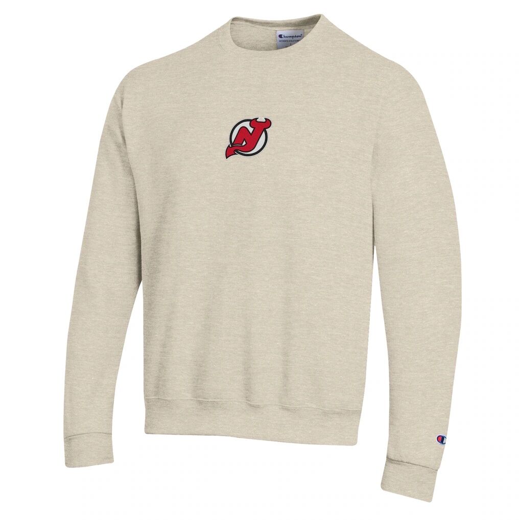 New Jersey Devils Champion Eco Powerblend Sweatshirt - Oatmeal