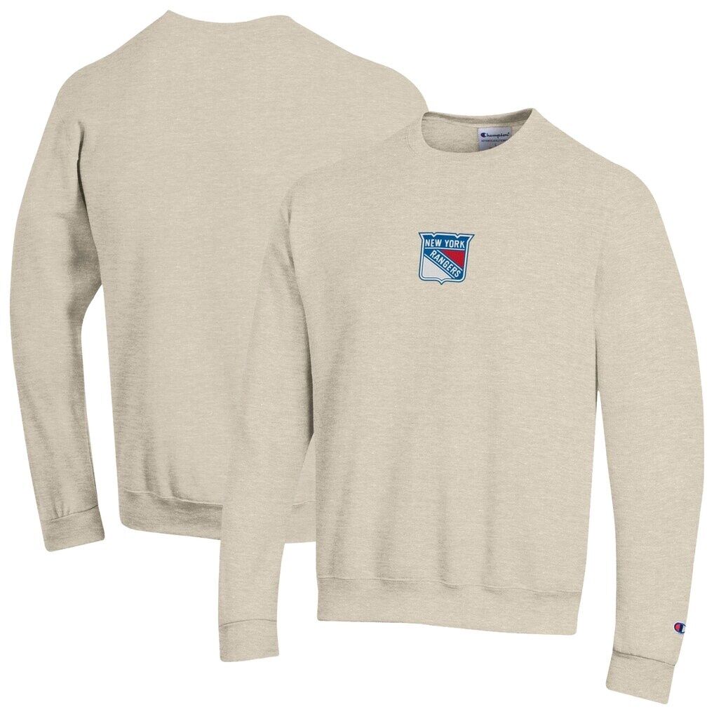 New York Rangers Champion Eco Powerblend Sweatshirt - Oatmeal